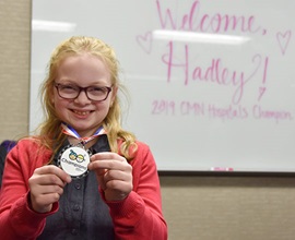 2018/2019 Childrens Miracle Network Hospitals Champion: Hadley